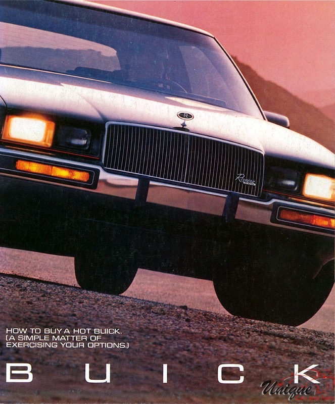 1987 Buick The Hot Ones Brochure Page 1